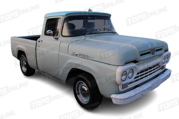 Ford F100 and F250 Standard Cab Pickup Truck with Small Window - 1957 thru 1960