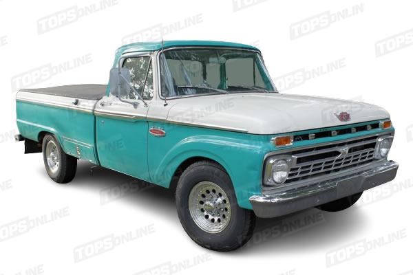 Ford F150, F250 & F350 (2WD & 4WD) Standard Cab Pickup Truck with Large Wraparound Back Glass - 1961 thru 1963