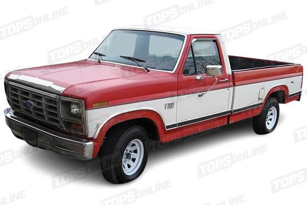 Ford F100, F150 and F250 Standard Cab Pickup Truck - 1980 thru 1986