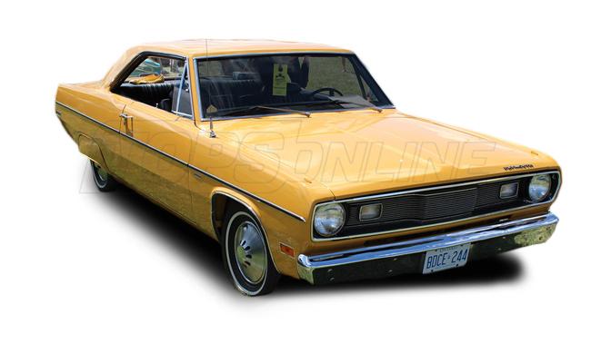 1971 and 1972 Plymouth Scamp 2-Door Hardtop with Vent Window