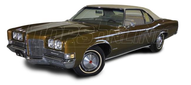 1971 thru 1976 Pontiac Bonneville, Catalina, Grandville & Grand Safari--All Hardtop Styles
