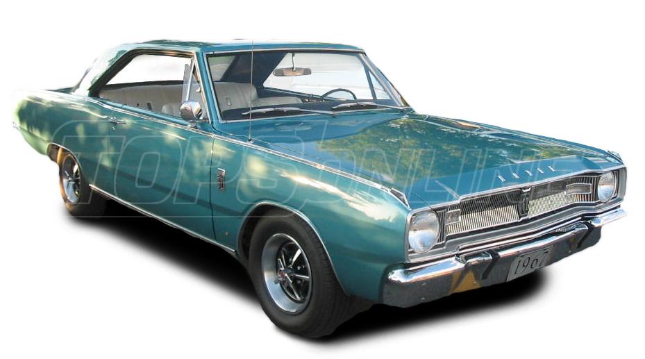 1967 thru 1972 Dodge Dart 2-Door Hardtop (A Body) with Vent Window