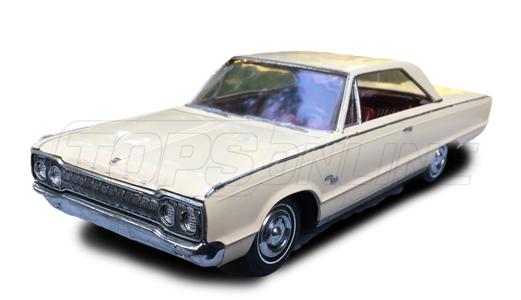 1965 thru 1967 Dodge Monaco & Polara 2-Door Hardtop without Post