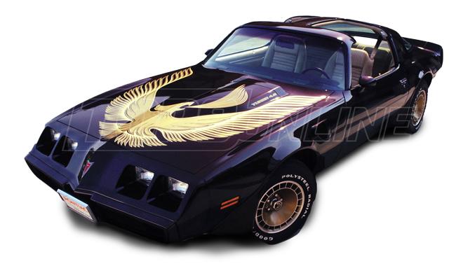 1978 thru 1981 Pontiac Firebird with Fisher Body T-Tops