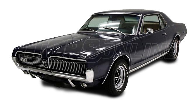 1967 and 1968 Mercury Cougar Hardtop